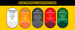 11 Piece Drill Brush Attachment Set Scouring Pads Power Scrubber