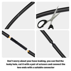 115PCS Car Vacuum Hose Connector 0.31*0.31*1.6inch,