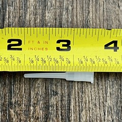 2 Plungers & Tips ONLY For Cockroach & Ant Baiting Gel Syringes 27g, 30g, 33g