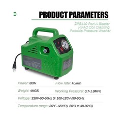 ZPB140 Port A Blaster HVAC Coil Cleaning, Portable Pressure Washer, Coil Jet …