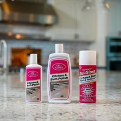 Gel-Gloss Home Kitchen & Bath Polish | Carnauba 16 Fl Oz (Pack of 1), White