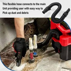 14-37-0105 Vacuum Hose for 18V Packout 0970-20 2.5 inches, Black