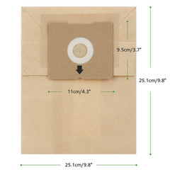 10 Pack Replacement Vacuum Bags Compatible with Bissell Zing 10 Pack-4122