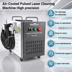 300W Pulse Laser Cleaning Machine Wood Paint Metal Paint Oil Remover 110V 5mj US