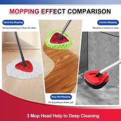 Upgraded Scrub Brush Compatible with O-Cedar EasyWring 1 System 7 Pack Green