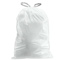 Plasticplace Custom Fit Trash Bags Compatible W Simplehuman Code H Drawstring