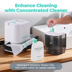 HAUSHOF Portable Carpet Spot and Upholstery Cleaner Machine Deep Stain Cleaning