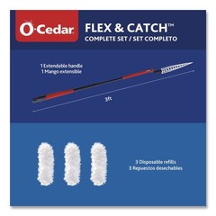 O-Cedar 172148CT Flex and Catch Heavy-Duty Dusting Kit (6/Carton) New