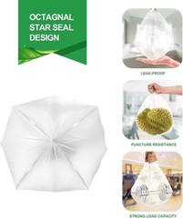 FORID Clear Trash Bags, 8 Gallon Garbage Bags, Wastebasket Bin Liners 330 Cou…