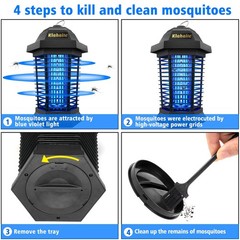 Klahaite Bug Zapper Outdoor Electric Mosquito Zapper Fly Zapper Indoor Fly