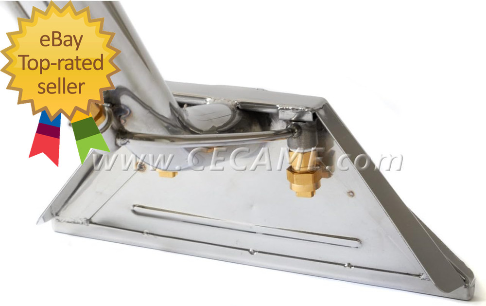 Carpet Cleaning Wand 12 2 Jet 1.5 Tube S Bend Stainless Steel Solution Line