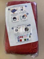 Red Shop Towels Cleaning Wiping Cotton Rags Sealed50ea SameDayHandling &FastUSPS