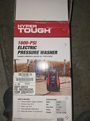 Hyper Tough 1600-PSI Electric Pressure Washer 20FT Hose WITH Foam Blaster