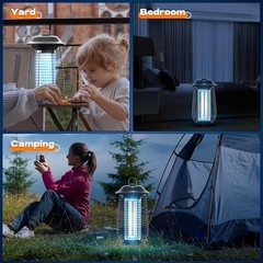 Ilcpp Bug Zapper Indoor Outdoor 4200V Electric Mosquito Zapper 10 Years
