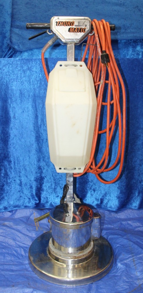 Thoro Matic TM17 Floor Scrubber Buffer and Stripper w/ 4 Gal Solution Tank TM-17