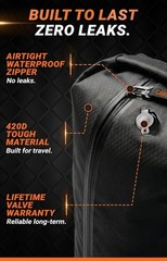 Vacuum Seal Bags for Clothing Travel – Lifetime Valve Warranty, Waterproof –