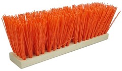 Weiler 42055 24 Street Broom 5-1/4 Trim Length Orange Polypropylene Fill Made