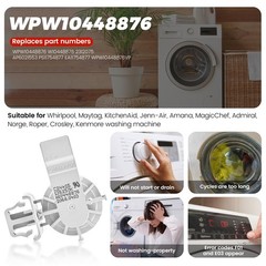 𝟮𝟬𝟮𝟲 𝙐𝙥𝙜𝙧𝙖𝙙𝙚𝙙 WPW10448876 Washer Water-Level Pressure white