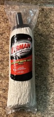 NEW Libman 00944 HIGH POWER Deck Mop Refill Cotton 4 Ply Yarn Original Package