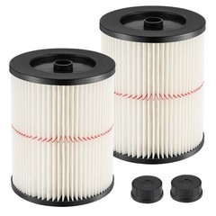 9-17816 Red Stripe Vacuum Cartridge Filter 8.5 H x 6.5 W inch,