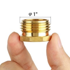 4 PCS 3/4″Garden Hose End Caps,Brass Garden Cap Male 4 Pack, Cap&Plug