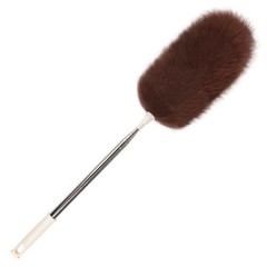 Ihufeather Extendable Lambswool Duster Stainless Steel Handle 133 Removable