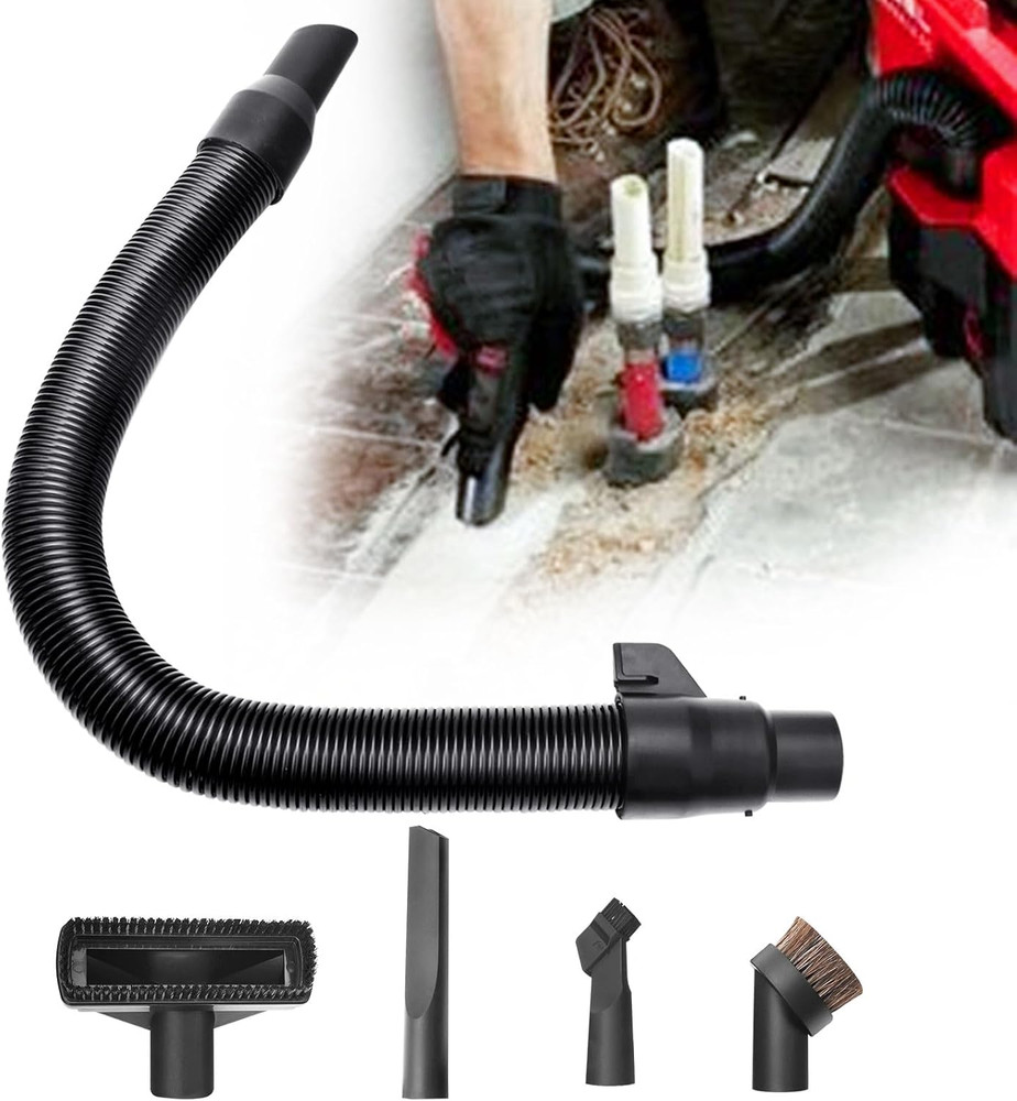 14-37-0105 18V Wet/Dry Vac Hose Assembly with Universal Attachments Adapter Kit