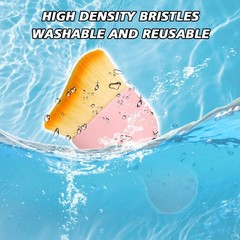 BEYPOVK 2PCS Car Interior Detailing Brush, Auto Soft Bristles Dust Brush Pink