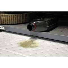 Spilfyter Z-70 Sorbent Pad, 32 Gal, 16 In X 18 In, Oil, White, Polypropylene