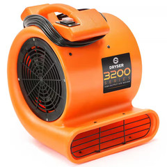 1/2 HP 9.5 In. 2 Speed Blower Fan Air Mover in Orange
