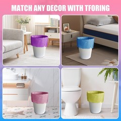 T.Foring 150 Count 4 Gallon Small Trash Bags – Colored Bathroom Garbage Bags