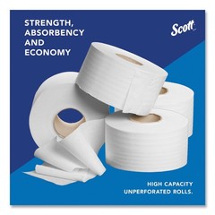Scott 03148 3.55 in. x 1000 ft. 2-Ply Jumbo Roll Tissue – WT (4 Rolls/CT) New