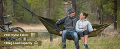 Camping Hammock with Mosquito Net, Lightweight Portable Double & Single Hammock