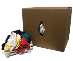 Pallet of Colored Sweatshirt Rags (25 LB) – 35 Boxes – 875 LB – Free Shipping!!!