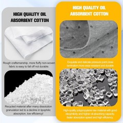100 Pcs 10×13 Inch Oil Absorbent Pads for Automotive Workshop Spill Control