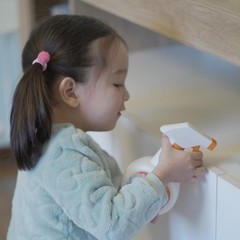 nunukids Toddler Cleaning Set – Realistic Child-Size, Orange, White