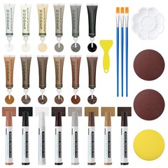 Oriflame Wood Furniture Repair Kit: 12-Color Filler and Multiple Colors
