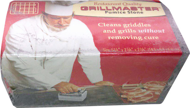 Grillmaster GM36 100% Natural Pumice Stone, Grill Cleaning Brick, Medium Size