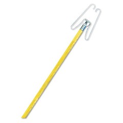 Boardwalk Wedge Dust Mop Head Frame/Lacquered Wood Handle, 2/Pack