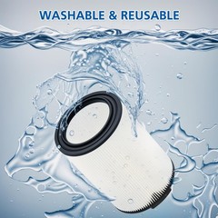 2-pack Standard Wet/dry Vac VF4000 Replacement Filter, 2 PACK VF4000,