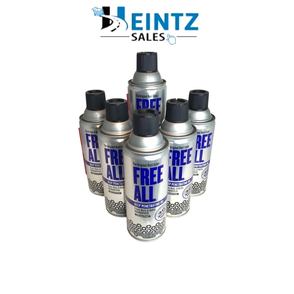 Gasoila Free All Rust Eater Deep Penetrating Oil 11 Oz Aerosol 6 Pack