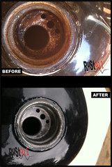 RUST911 16 oz jug that MAKES 2-gallons of Ultra Powerful Rust Remover FREE SHIP