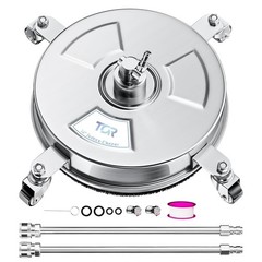 14″ Stainless Steel Pressure Washer Surface Cleaner with 4 Caster 14 inch