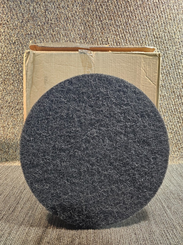 (QTY 5) Handy-Klenz 09380023 20″ 508mm Black Stripping Floor Pad Round