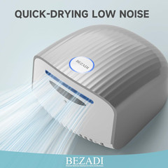 1200W Commercial Hand Dryer, High-Speed Hot & Cold Wind, Wall Mounted, Automatic