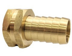 GRIDTECH Brass Garden Hose Adapter 3/4″ Barb x GHT Female,
