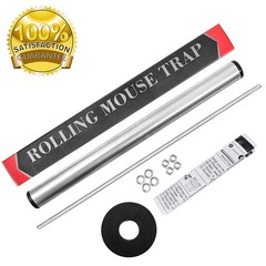 PAWMATE Rolling Mouse Catching Device – Auto Reset Live Catch and Silver