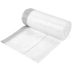 Ultrasac 8 Gallon 0.9 Mil White Drawstring Trash Bags – 20 X 29 – Pack Of 90 –