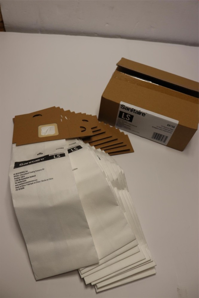 10x Lot Genuine Sanitaire LS Style Vacuum Bags 63256A 69156