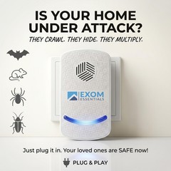 T-24, Ultrasonic Pest Repeller Wall Plug-in Most Effective Than White